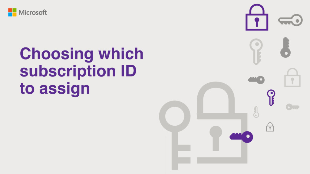 Thumbnail for Choosing which subscription ID to assign video